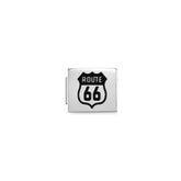 Nomination COMPOSABLE GLAM SYMBOLE Element aus Edelstahl (21_(Route 66))